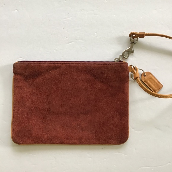 COACH SUEDE WRISTLET - Picture 3 of 15